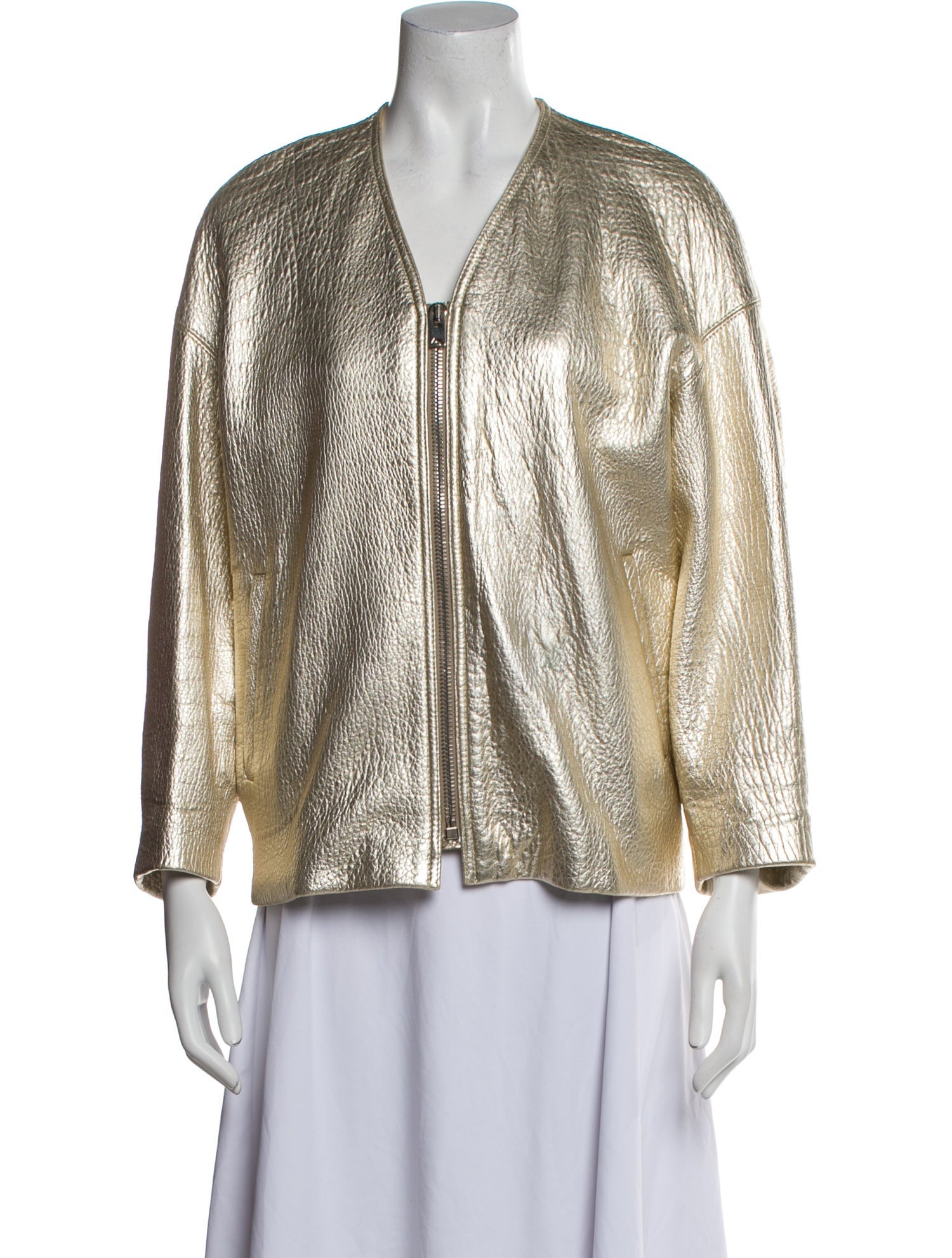 Isabel Marant Leather Printed Evening Jacket
