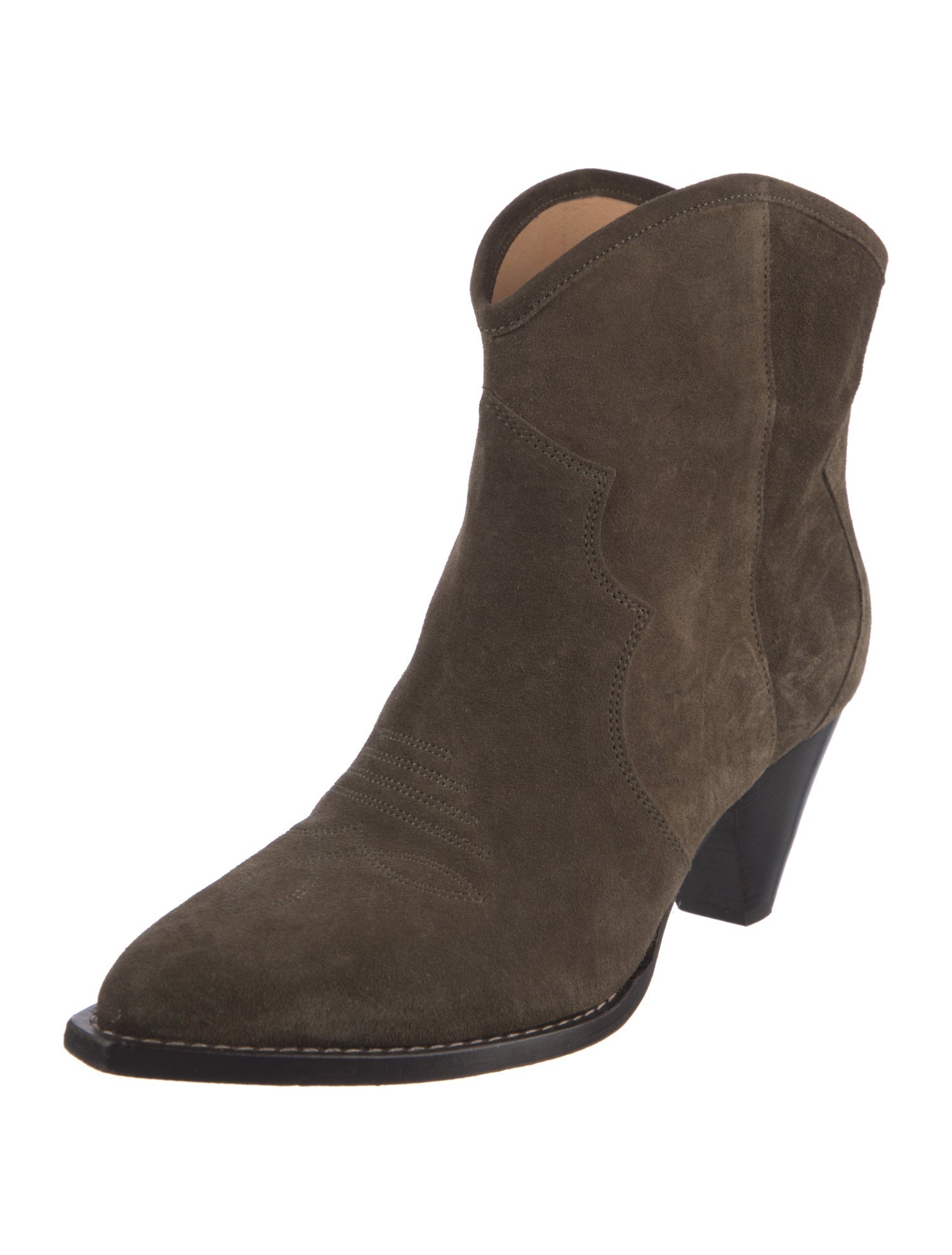 Isabel Marant Suede Western Boots
