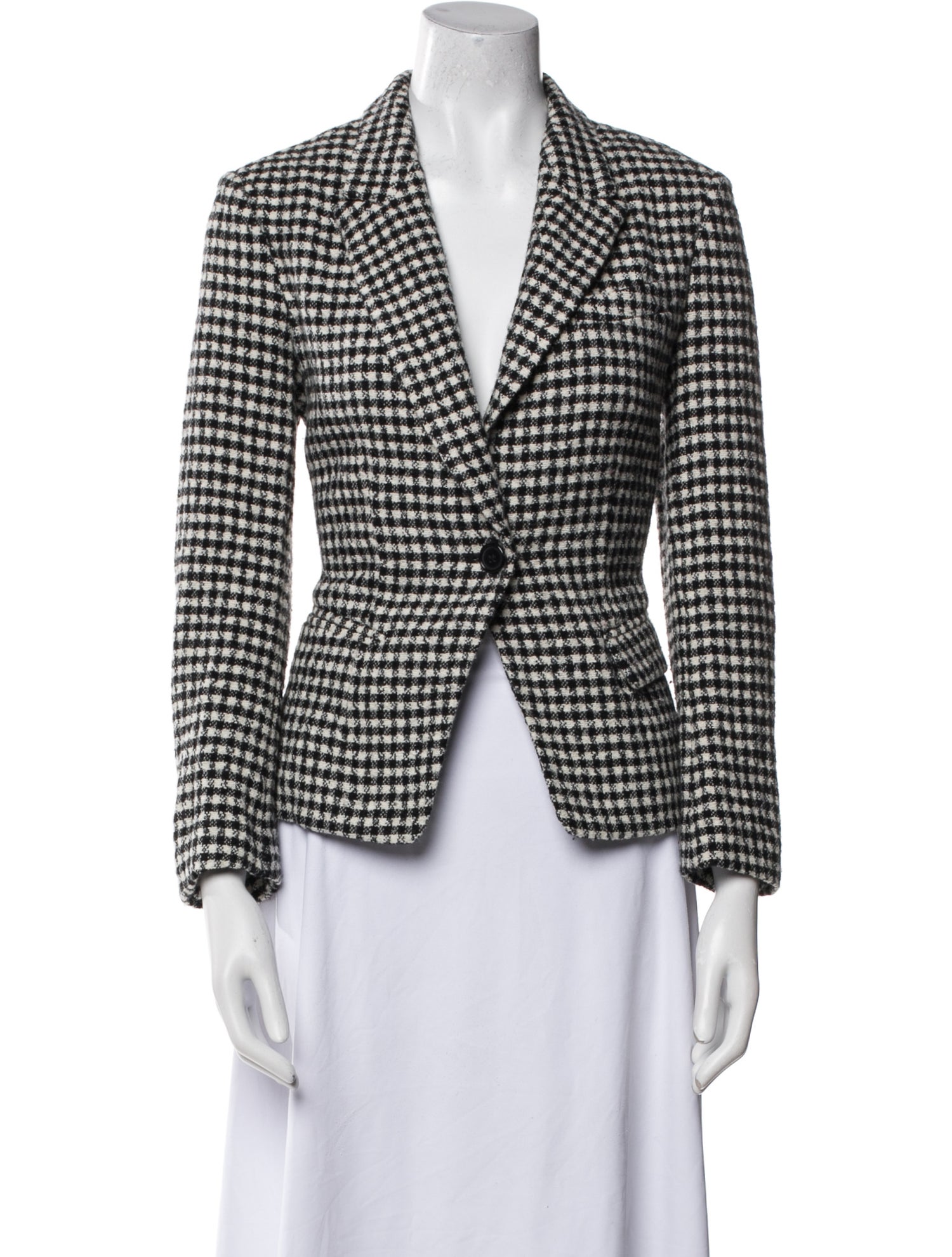 Isabel Marant Plaid Print Blazer