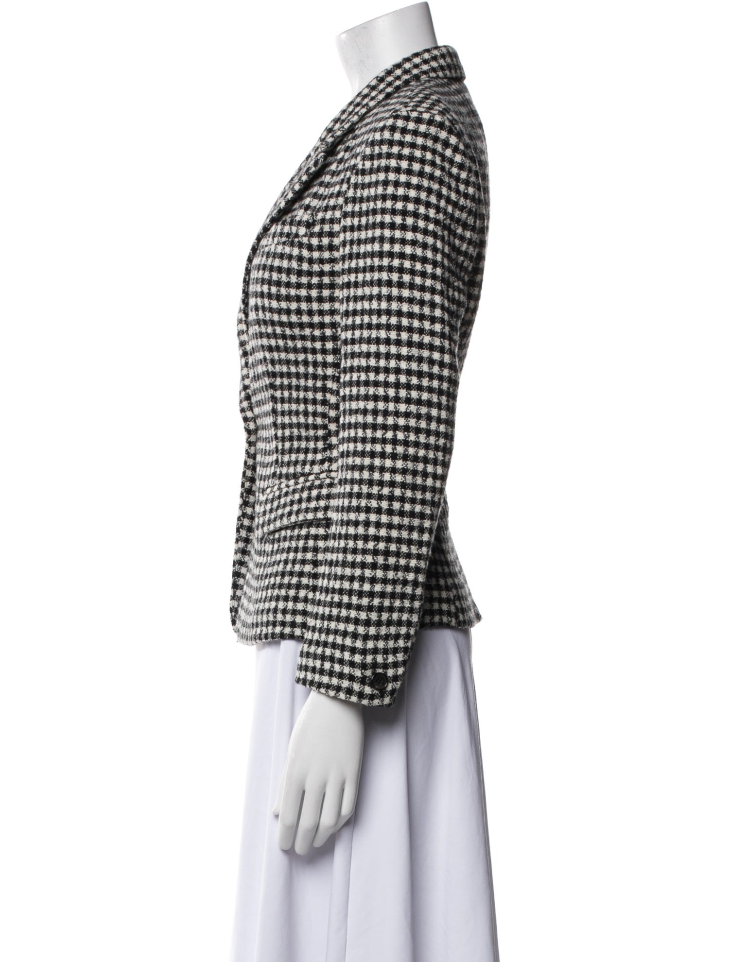 Isabel Marant Plaid Print Blazer