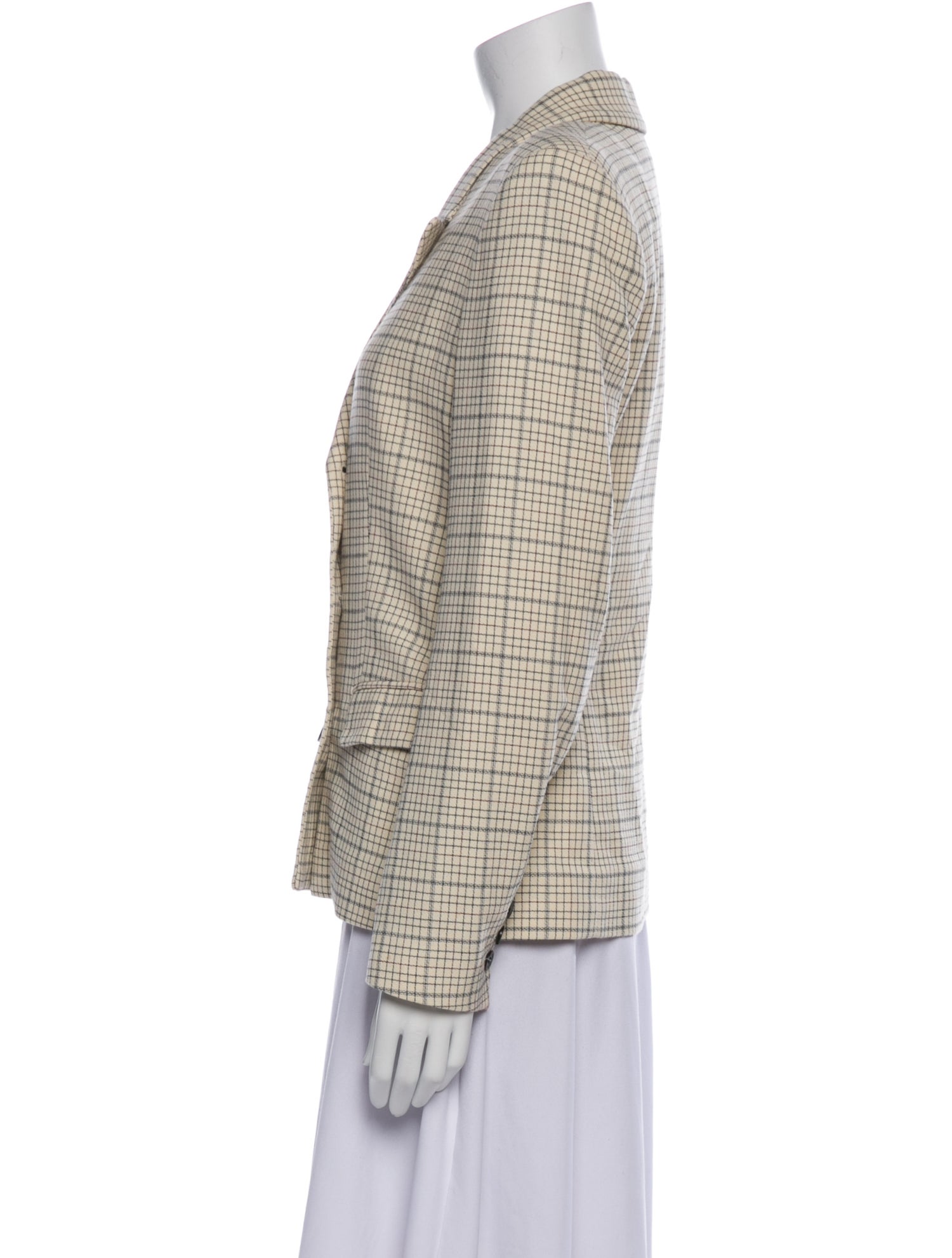 Isabel Marant Plaid Print Blazer