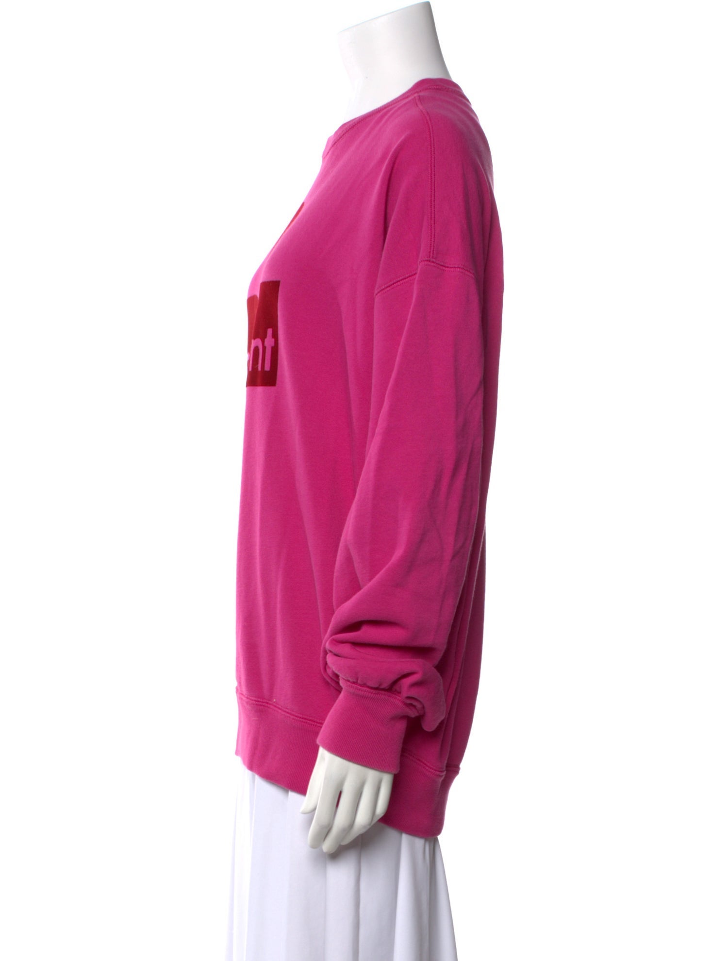 Isabel Marant Graphic Print Scoop Neck Sweater