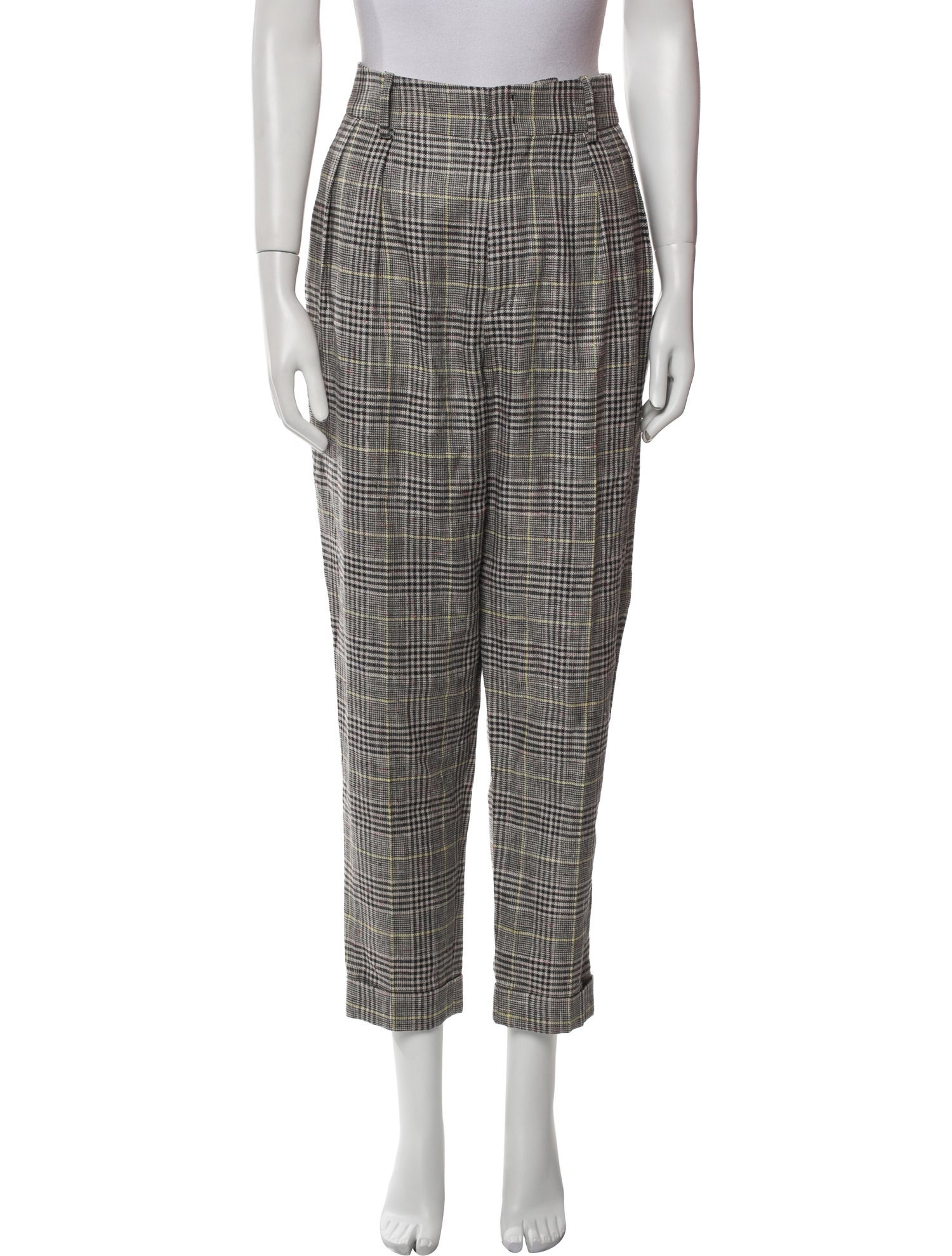 Isabel Marant Linen Straight Leg Pants