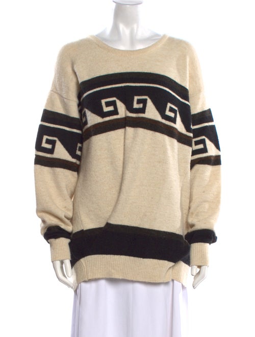 Isabel Marant Graphic Print Crew Neck Sweater