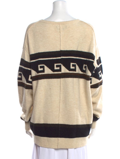 Isabel Marant Graphic Print Crew Neck Sweater