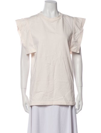 Isabel Marant Crew Neck Short Sleeve Top