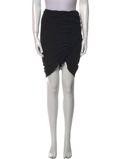 Isabel Marant Fringe Trim Accent Knee-Length Skirt