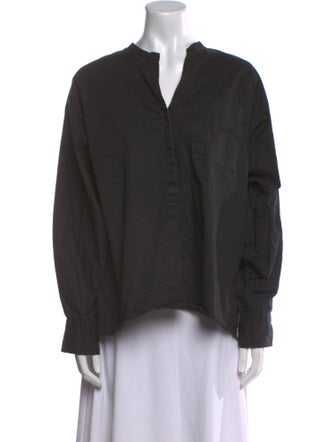 Isabel Marant V-Neck Long Sleeve Blouse