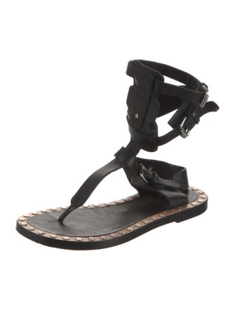 Isabel Marant Leather Gladiator Sandals