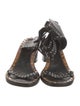 Isabel Marant Leather Studded Accents Sandals