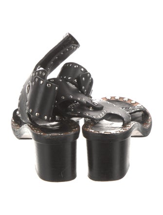 Isabel Marant Leather Studded Accents Sandals