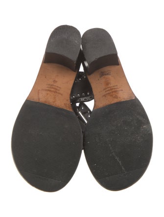 Isabel Marant Leather Studded Accents Sandals