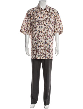 Isabel Marant Floral Print Three-Quarter Sleeve Shirt