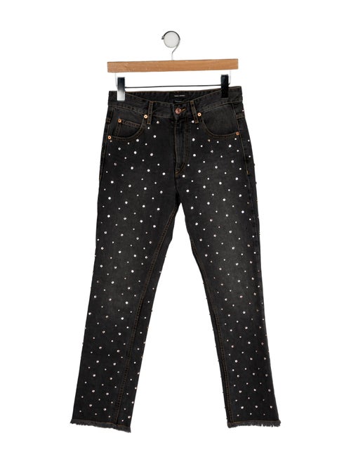 Isabel Marant Mid-Rise Straight Leg Jeans