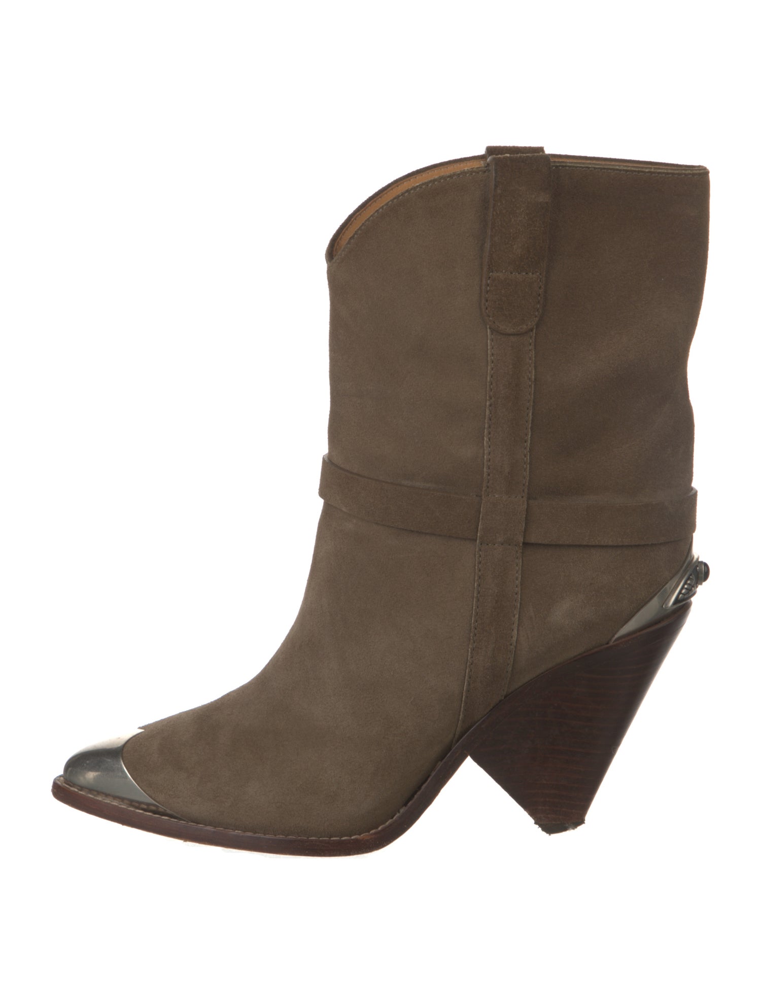 Isabel Marant Suede Western Boots