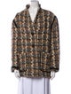 Isabel Marant Wool Plaid Print Coat