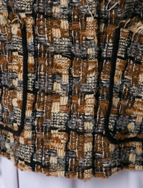 Isabel Marant Wool Plaid Print Coat