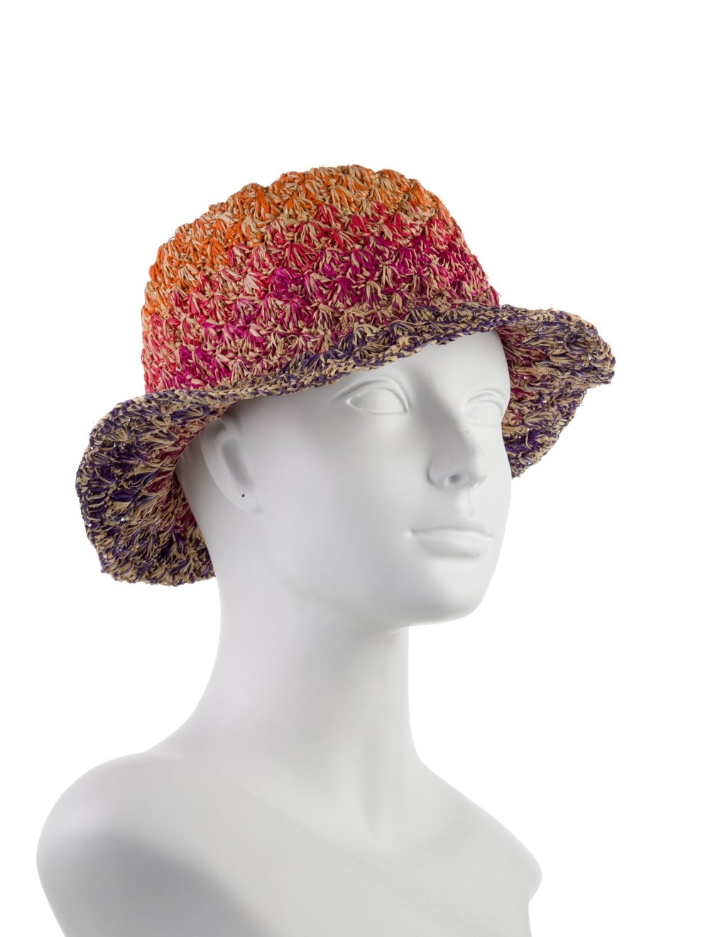 Women's Orange-Patterned Raffia Isabel Marant Buc… - image 2