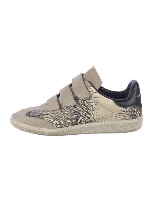 Isabel Marant Embossed Leather Sneakers