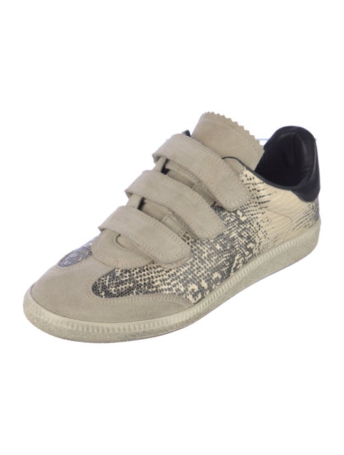 Isabel Marant Embossed Leather Sneakers