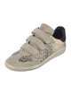 Isabel Marant Embossed Leather Sneakers