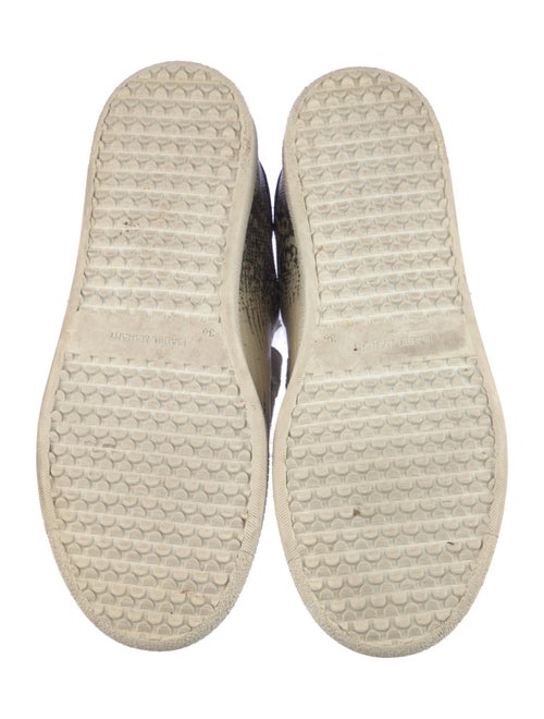 Isabel Marant Embossed Leather Sneakers
