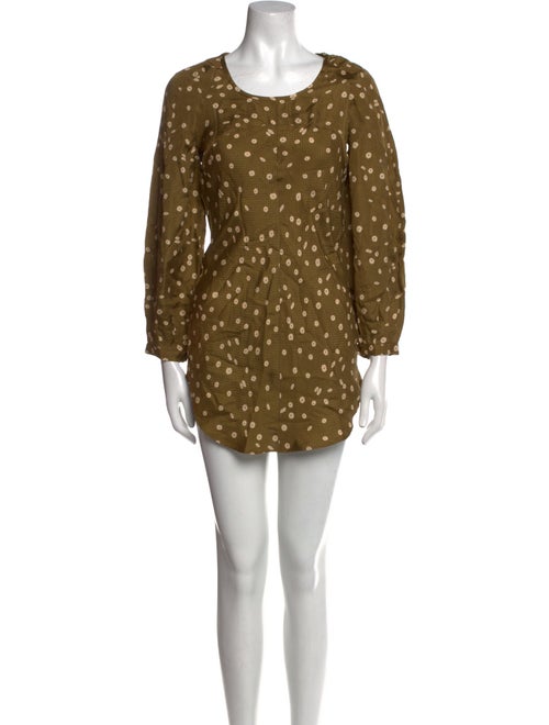 Isabel Marant Silk Polka Dot Print Tunic