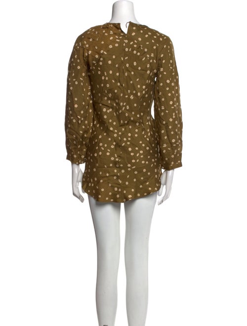 Isabel Marant Silk Polka Dot Print Tunic