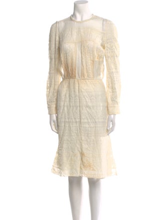 Isabel Marant Crew Neck Knee-Length Dress