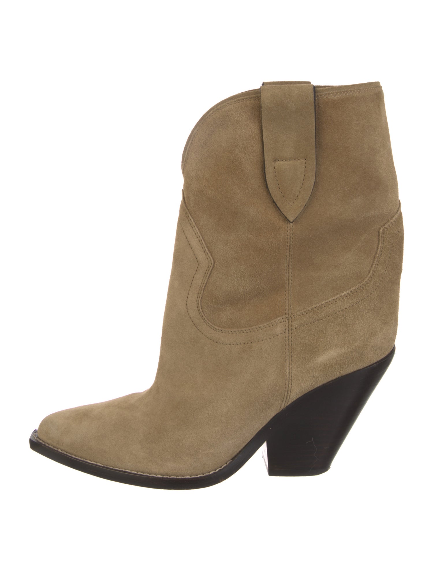 Isabel Marant Suede Western Boots