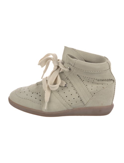 Isabel Marant Suede Wedge Sneakers