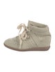 Isabel Marant Suede Wedge Sneakers