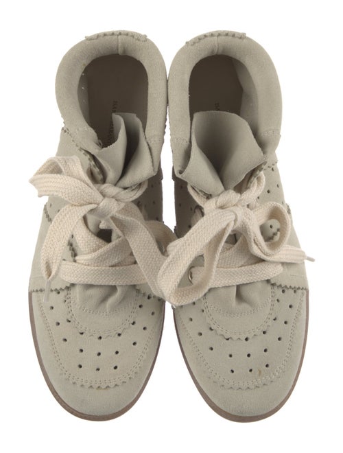 Isabel Marant Suede Wedge Sneakers