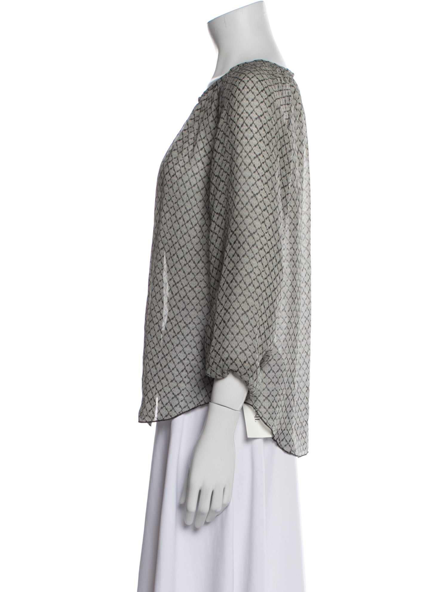 Isabel Marant Printed Scoop Neck Blouse