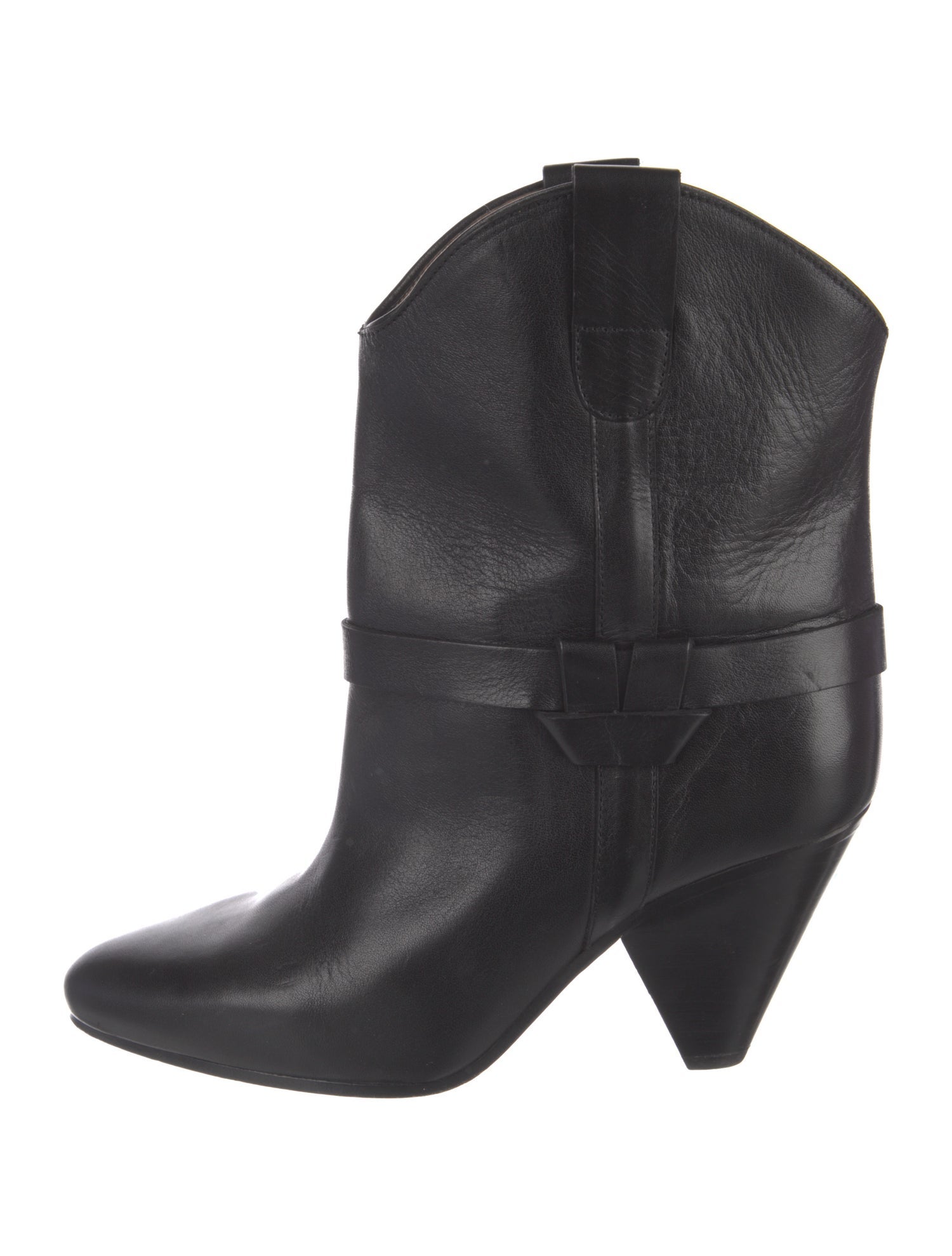 Isabel Marant Leather Western Boots