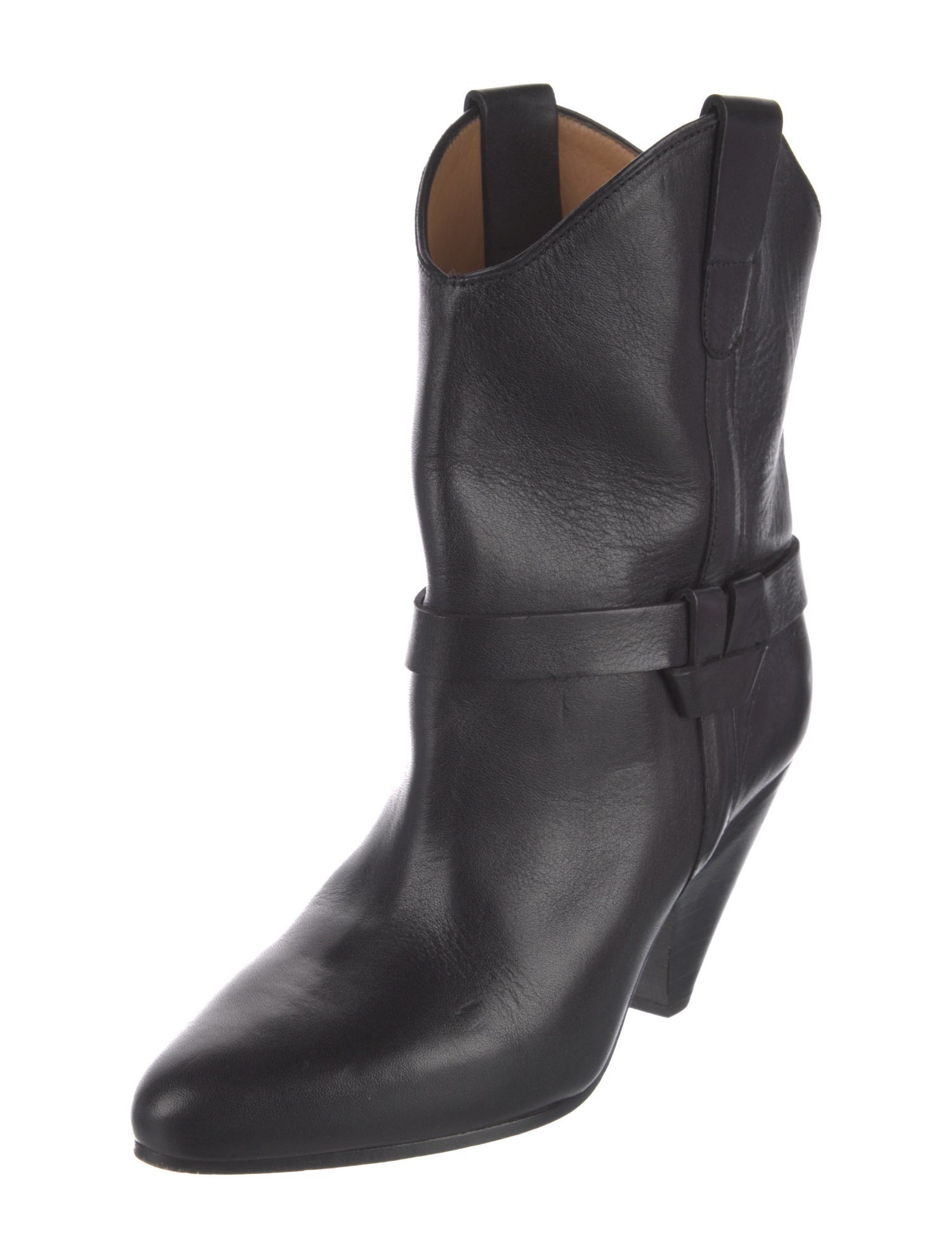 Isabel Marant Leather Western Boots