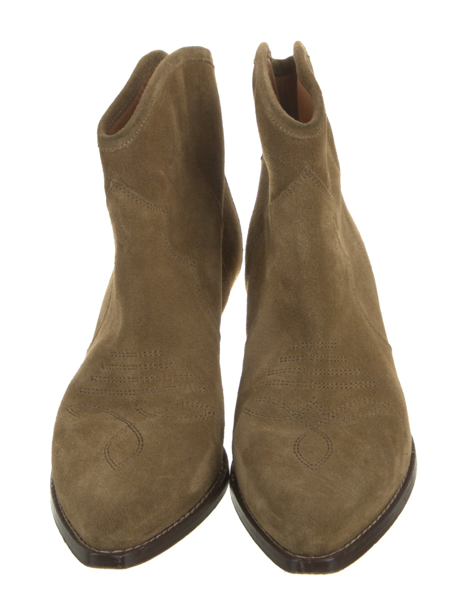 Isabel Marant Suede Western Boots