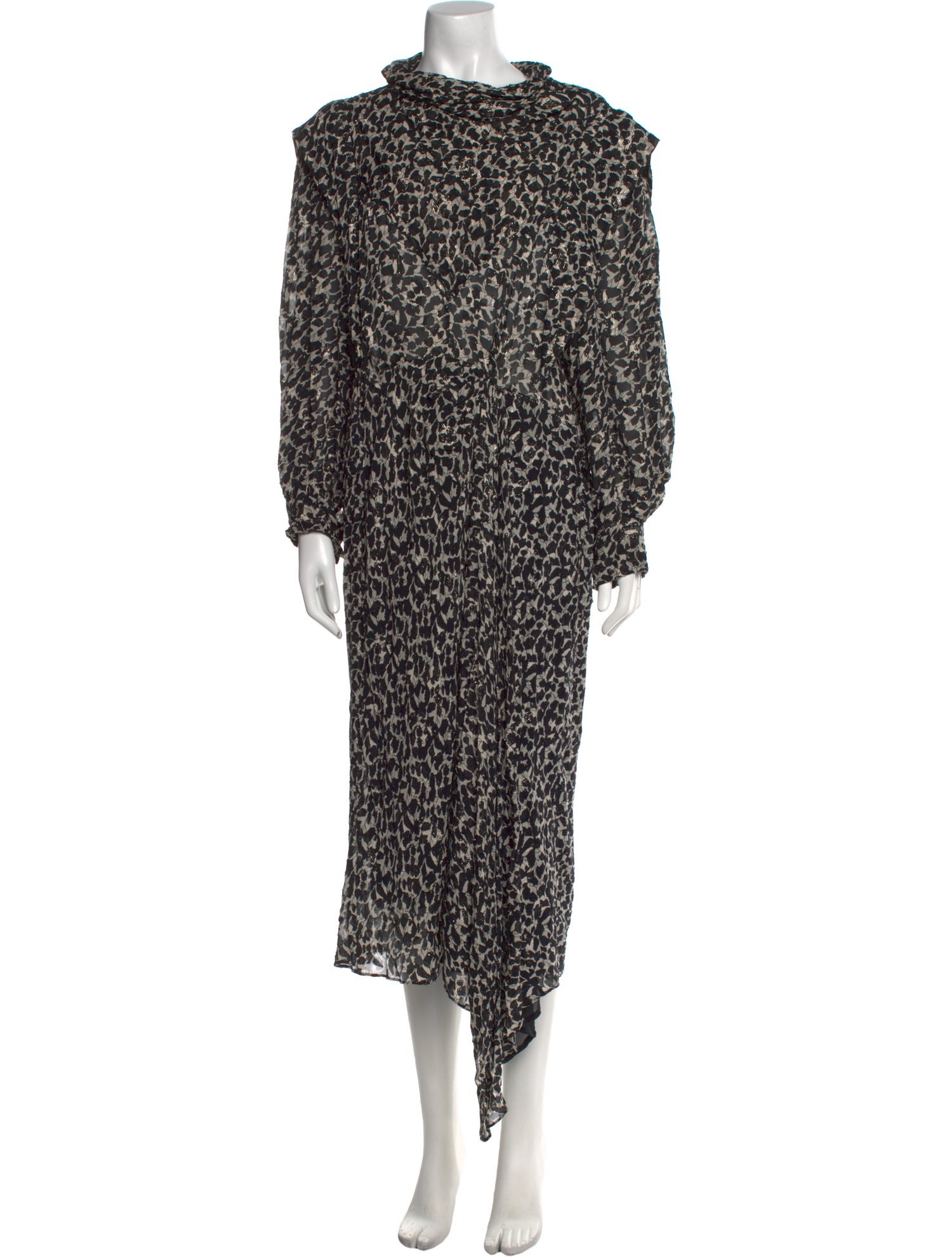 Isabel Marant Floral Print Midi Length Dress