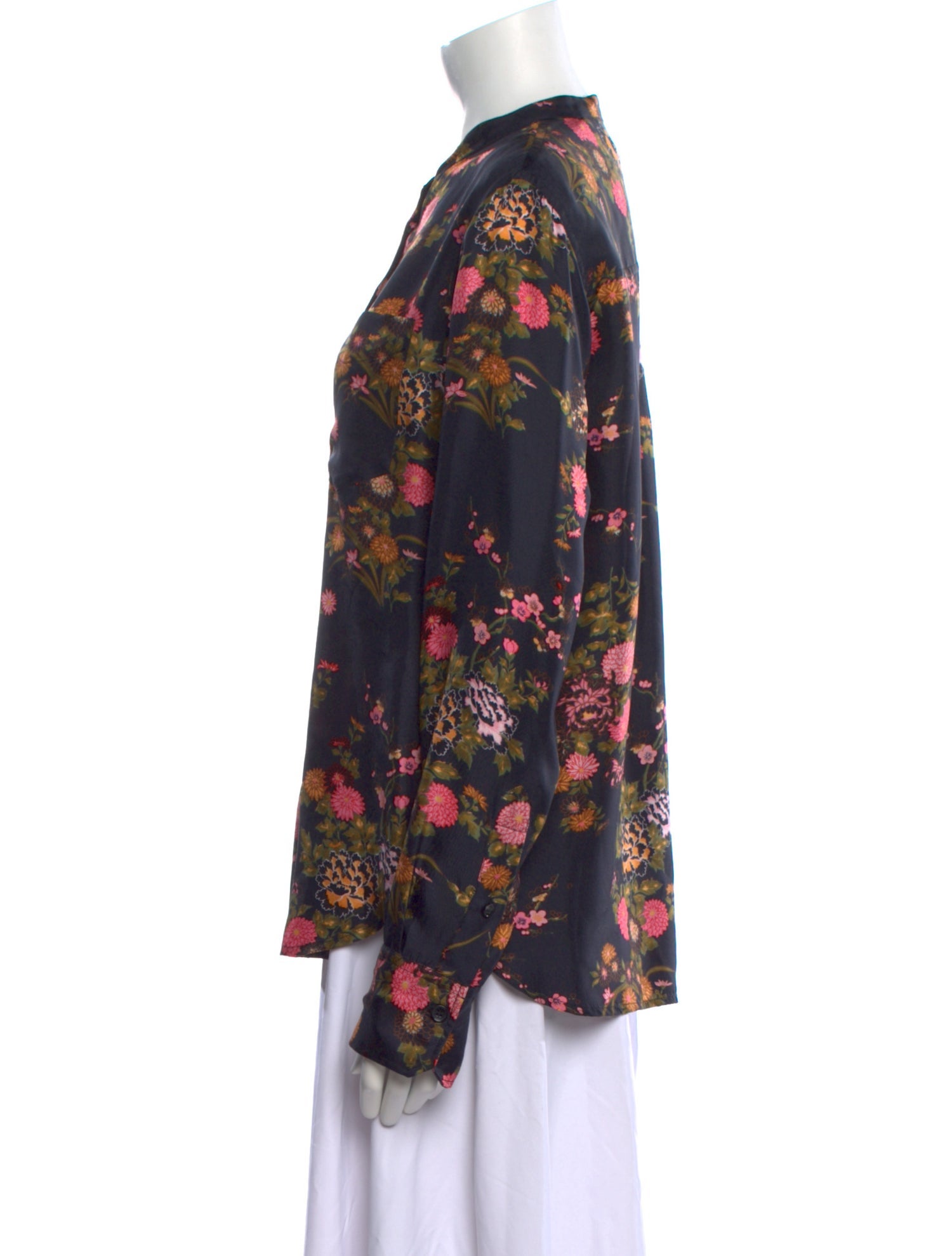 Isabel Marant Silk Floral Print Blouse