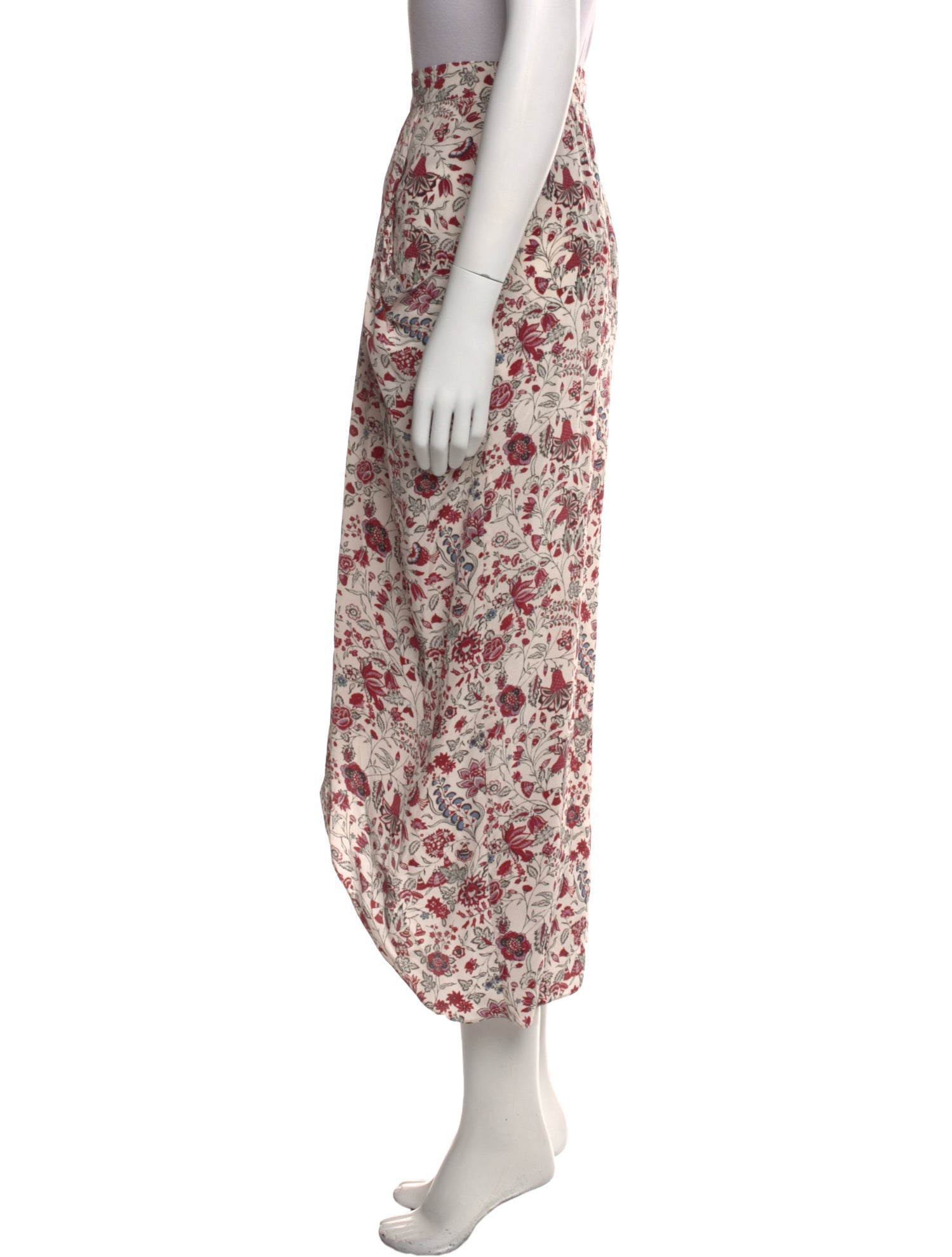 Isabel Marant Silk Midi Length Skirt