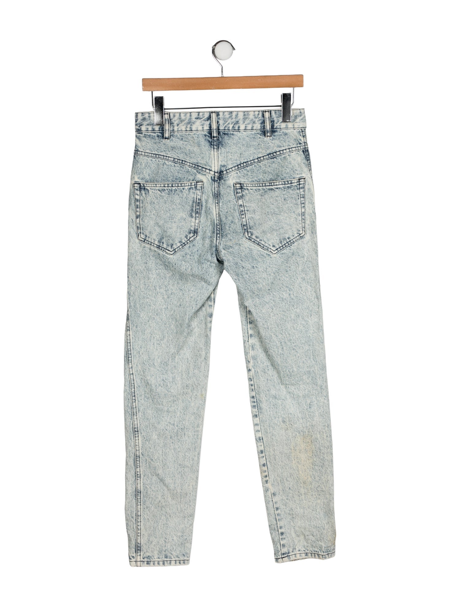 Isabel Marant High-Rise Straight Leg Jeans