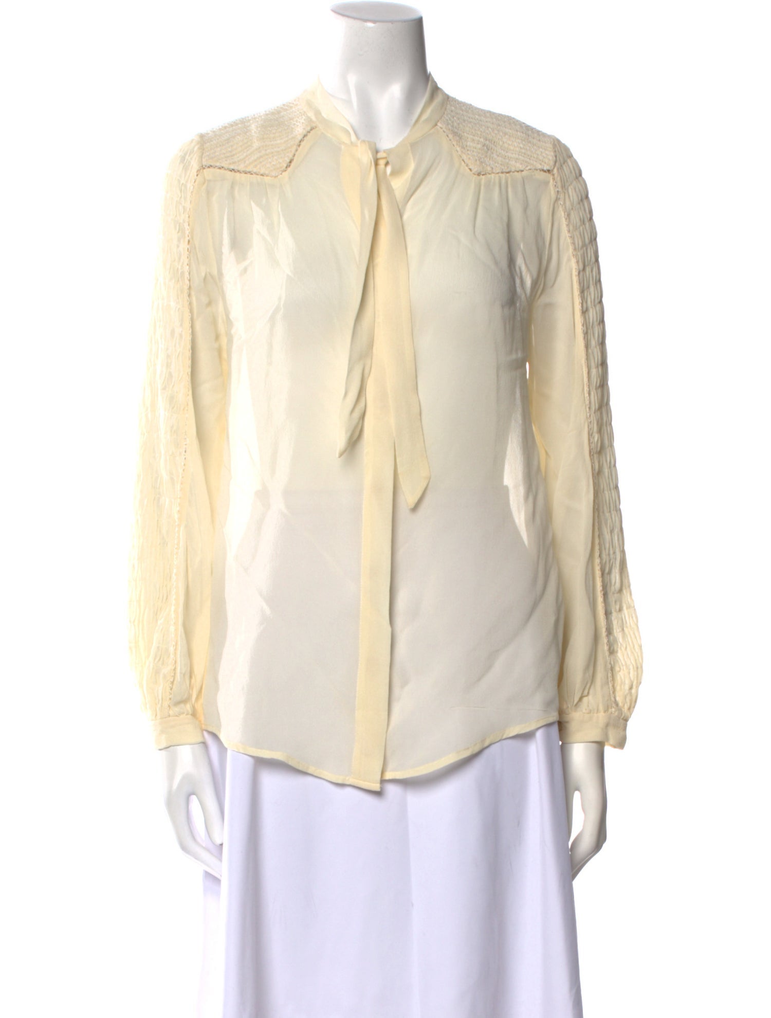 Isabel Marant V-Neck Long Sleeve Blouse