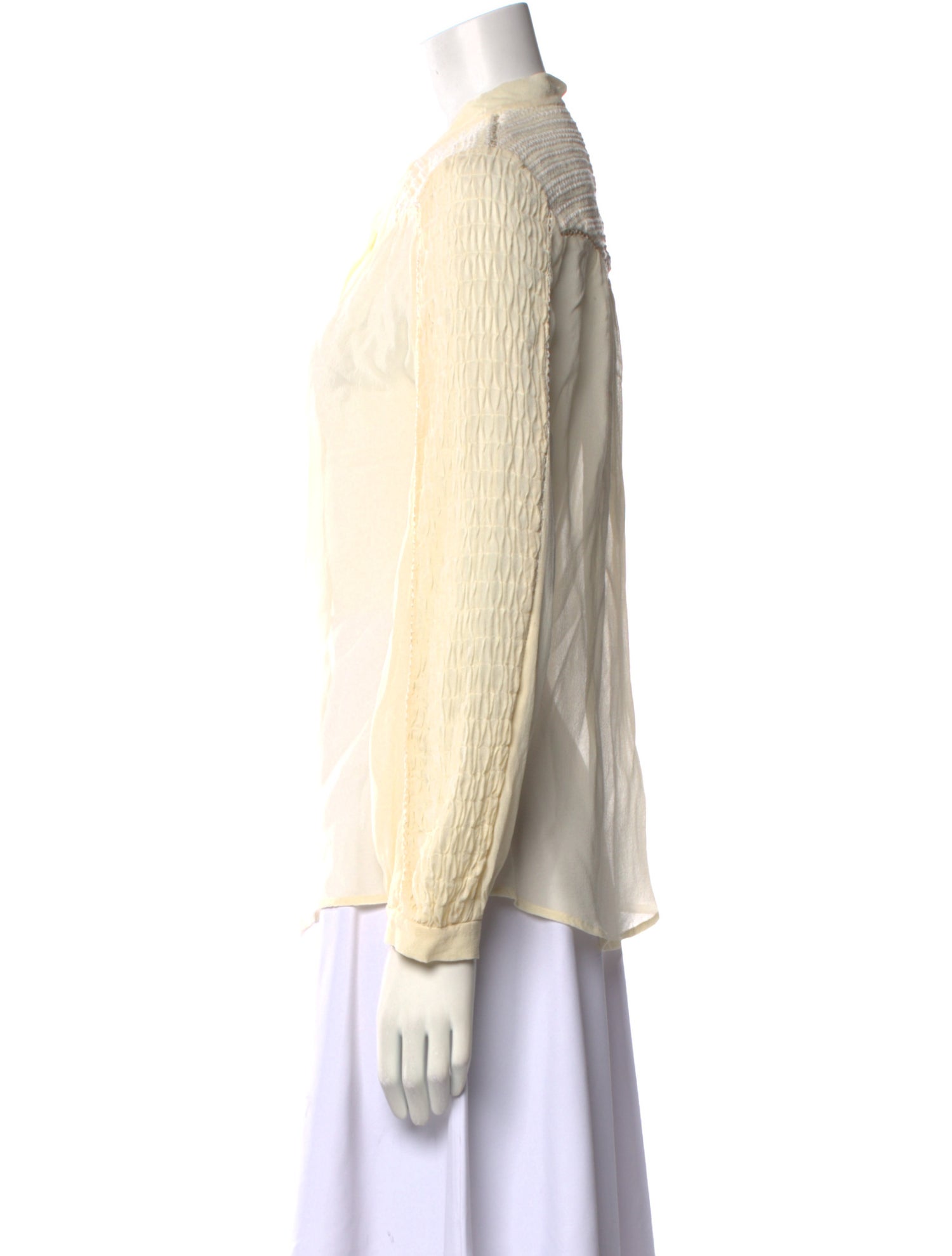 Isabel Marant V-Neck Long Sleeve Blouse