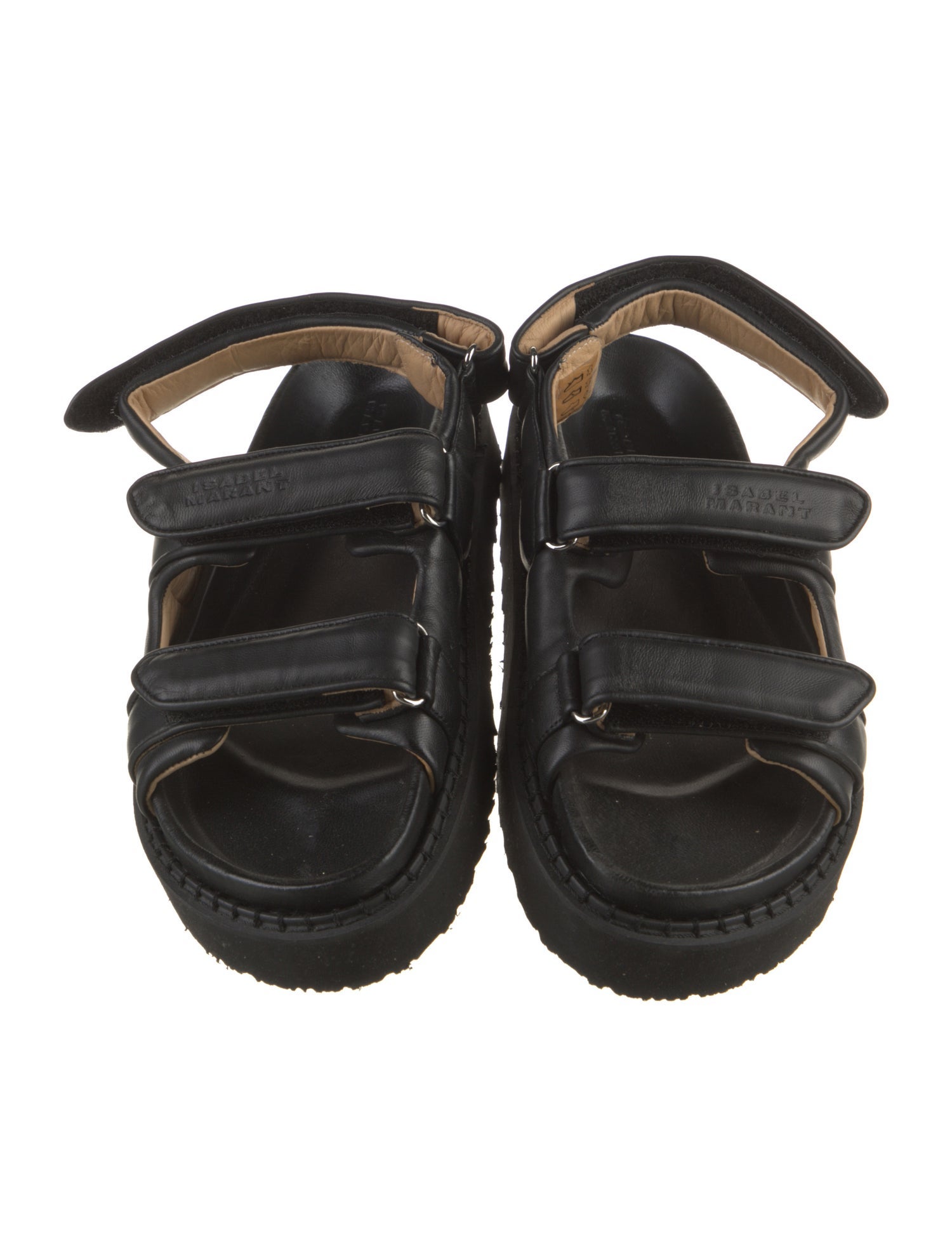 Isabel Marant Leather Slingback Sandals