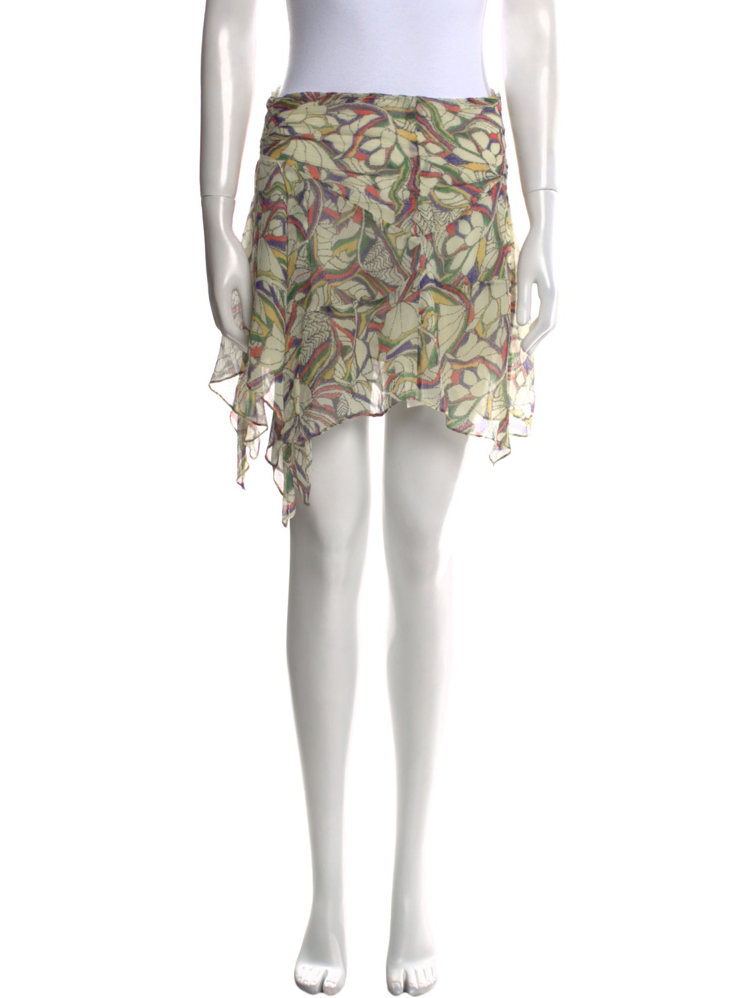 Isabel Marant Silk Knee-Length Skirt