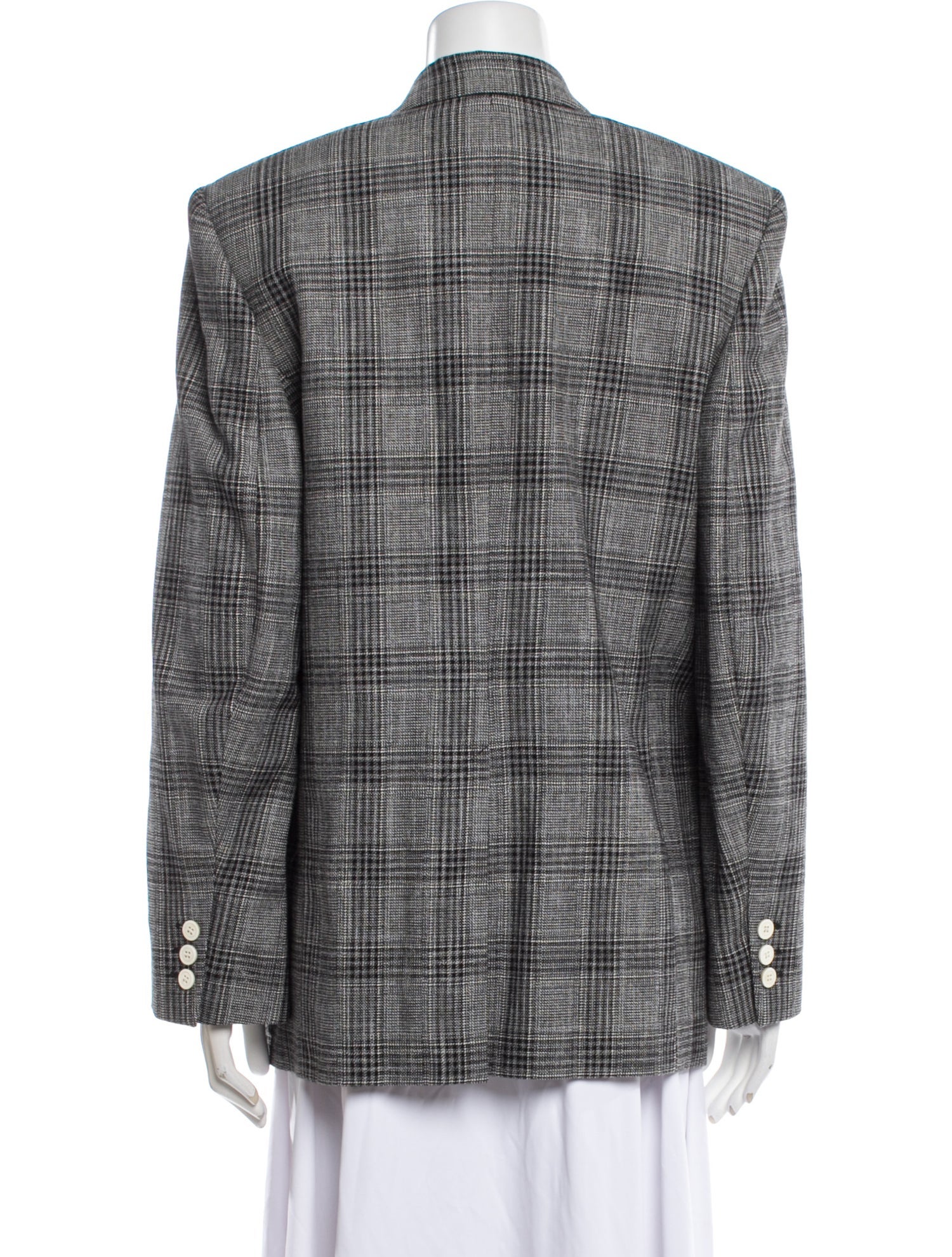Isabel Marant Plaid Print Blazer