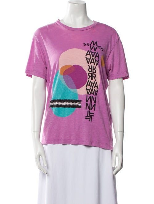 Étoile Isabel Marant Graphic Print Crew Neck T-Shirt