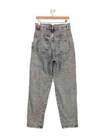 Isabel Marant High-Rise Straight Leg Jeans