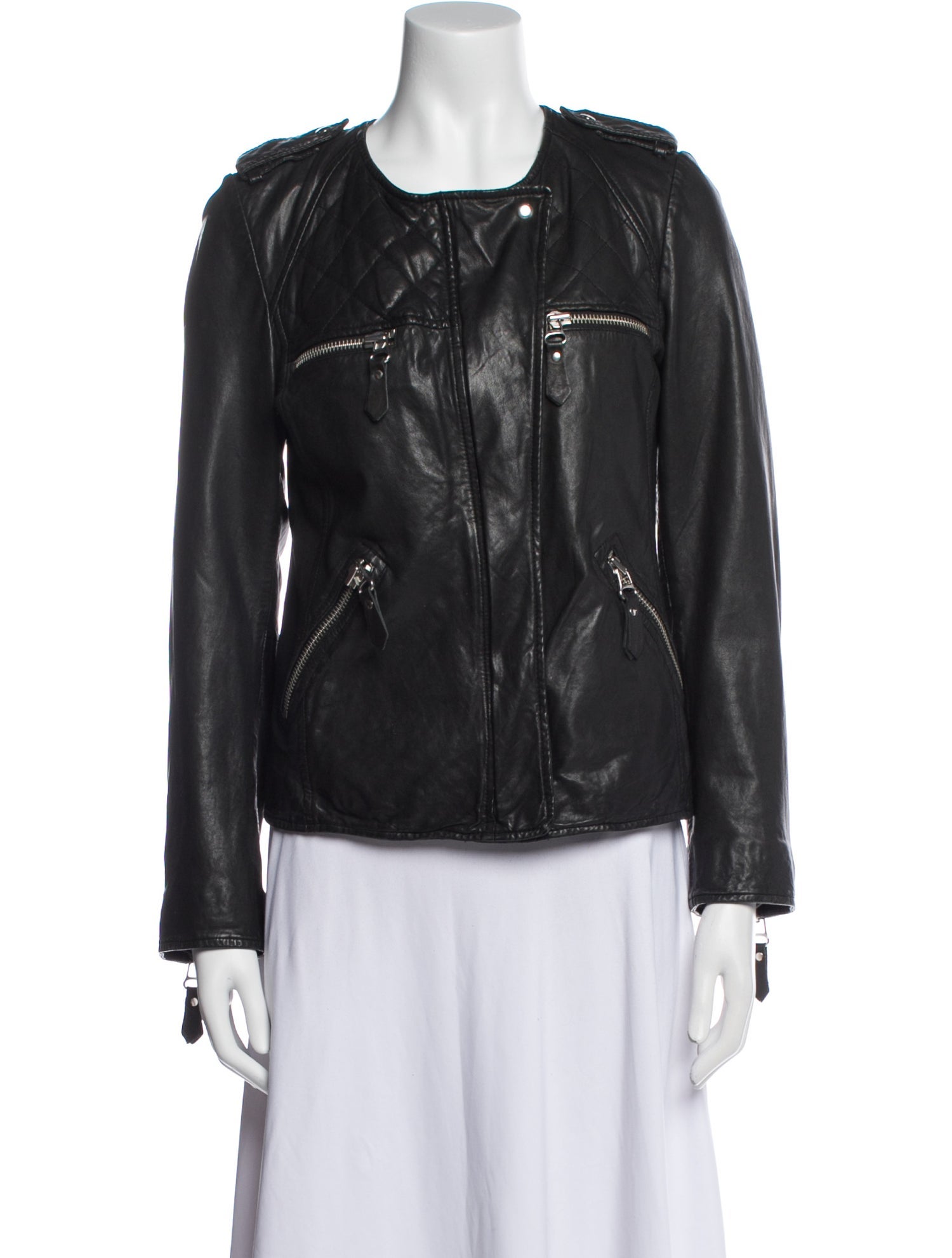 Isabel Marant Leather Biker Jacket