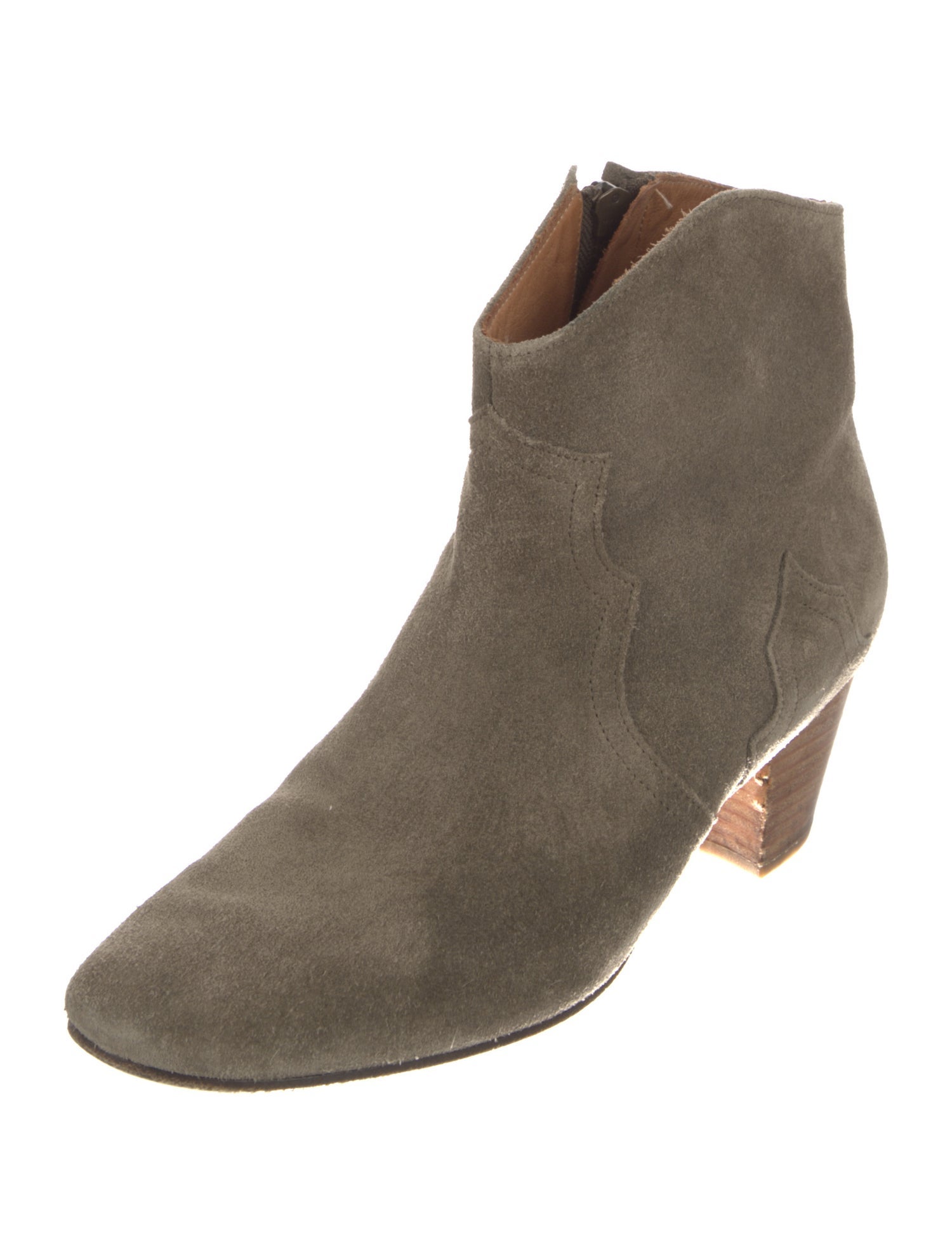 Isabel Marant Suede Western Boots